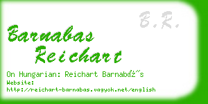 barnabas reichart business card